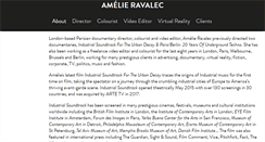 Desktop Screenshot of amelie-ravalec.com