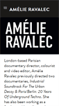 Mobile Screenshot of amelie-ravalec.com